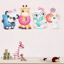 Vinilos y pegatinas paredes animales love