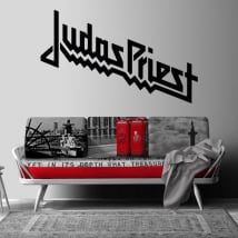 Vinilos y pegatinas banda de música judas priest