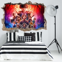 Vinilos 3d netflix stranger things