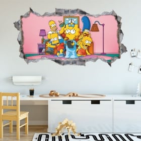 Vinilos adhesivos 3d los simpsons