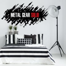 Vinilos decorativos y pegatinas videojuego metal gear