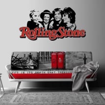 Vinilos y pegatinas banda de música rolling stone