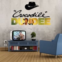 Vinilos decorativos cocodrilo dundee