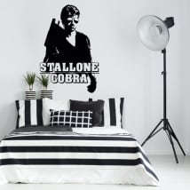 Vinilos decorativos sylvester stallone cobra