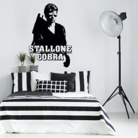 Vinilos decorativos sylvester stallone cobra