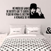 Vinilos y pegatinas frase joaquín sabina