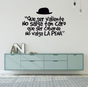 Vinilos decorativos frase joaquín sabina