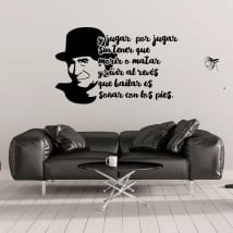 Vinilos adhesivos frase joaquín sabina