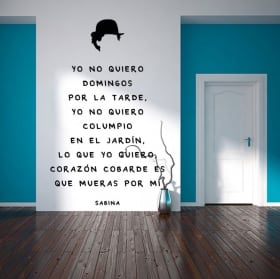 Vinilos frases joaquín sabina