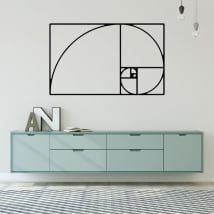 Vinilos decorativos proporción áurea