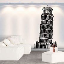 Vinilos decorativos y pegatinas torre de pisa