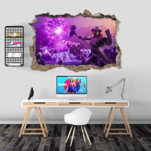 Pegatina fortnite 3d videojuegos