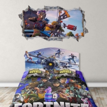 Vinilo adhesivo fortnite 3d