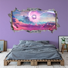 Vinilo adhesivo fortine 3d pared
