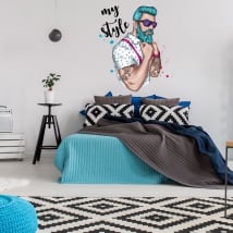 Vinilos decorativos y pegatinas hombre my style