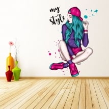 Vinilos y pegatinas mujer my style
