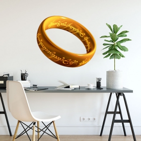 Vinilo adhesivo anillo señor de los anillos