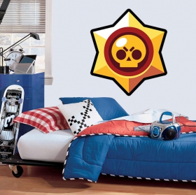 Vinilo decorativo chapa brawl stars