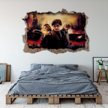 Vinilo decorativo 3d harry potter