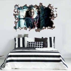 Vinilo decorativo pelicula harry potter 3d