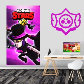 Vinilo brawl stars crow