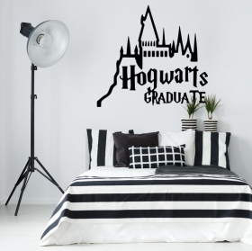 Vinilos decorativos harry potter hogwarts graduate