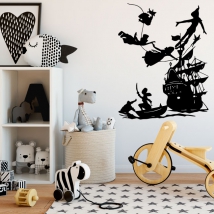Vinilos decorativos infantiles peter pan