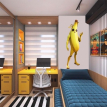Vinilos videojuego fortnite banana