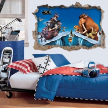 Vinilos y pegatinas 3d ice age