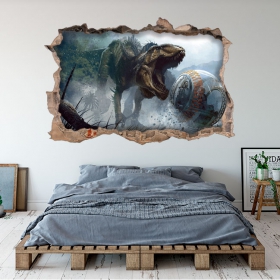 Vinilos y pegatinas 3d jurassic park