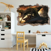 Vinilos 3d jurassic park
