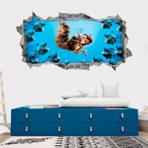 Vinilos 3d ice age