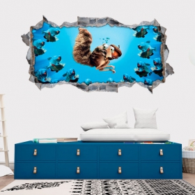 Vinilos 3d ice age