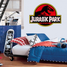 Vinilos decorativos jurassic park logo