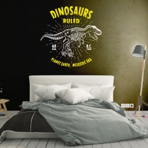 Vinilos y pegatinas dinosaurs ruled