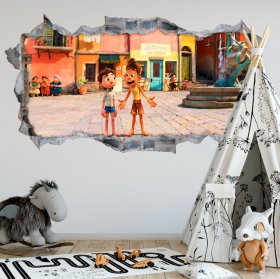 Vinilos decorativos 3d luca disney pixar