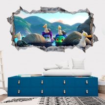 Vinilos adhesivos 3d luca disney pixar