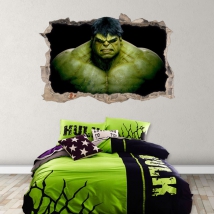 Pegatinas y vinilos 3d hulk