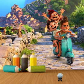 Fotomurales de vinilos luca disney pixar