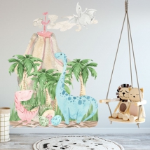 Vinilos decorativos dinosaurios para bebés