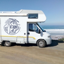 Vinilos decorativos y pegatinas autocaravanas surf