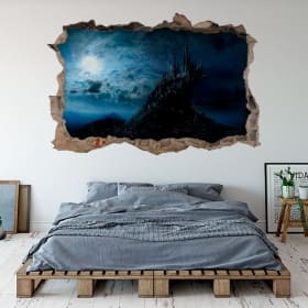 Vinilos harry potter hogwarts 3d