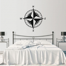 Vinilos decorativos y pegatinas rosa de los vientos
