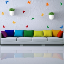 Vinilos y pegatinas kit de mariposas