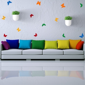 Vinilos y pegatinas kit de mariposas