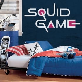 Vinilos decorativos y pegatinas netflix squid game