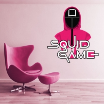 Vinilos y pegatinas netflix squid game