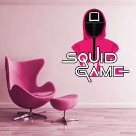 Vinilos y pegatinas netflix squid game
