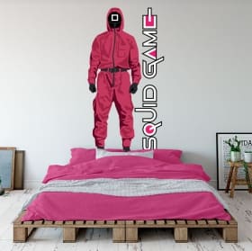 Vinilos decorativos serie de netflix squid game