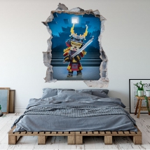 Vinilos y pegatinas 3d minecraft